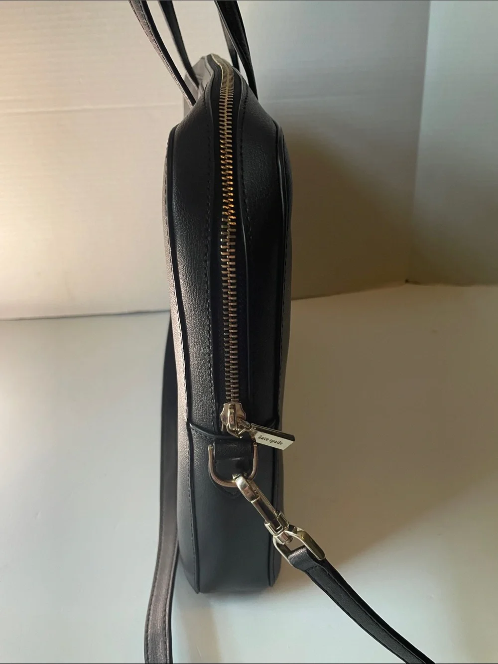 Kate Spade Black  Laptop Bag Tote with Crossbody Strap